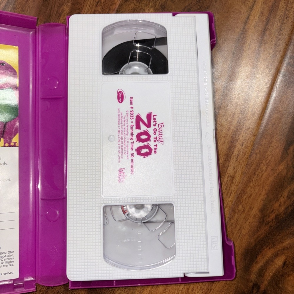 Barney Classic Collection VHS Lot of 4 White Tapes Tested and Works - Picture 6 of 13
